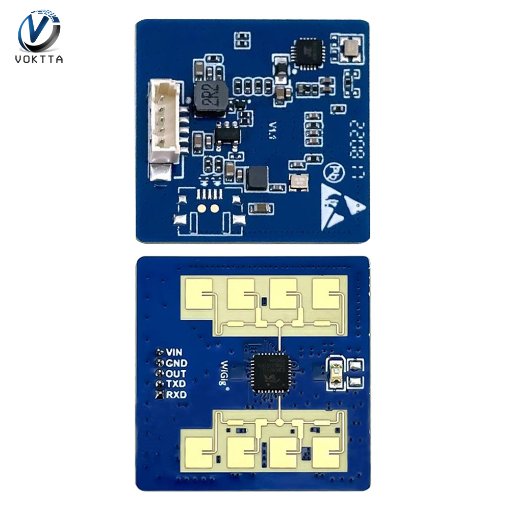 Voktta ld2411s Mô-đun cảm biến HLK-LD2411S sự hiện diện của con người mô-đun Radar cảm biến Mô-đun cảm biến milimet sóng mô-đun Radar cảm biến Mô-đun cảm biến không tiếp xúc 24Ghz