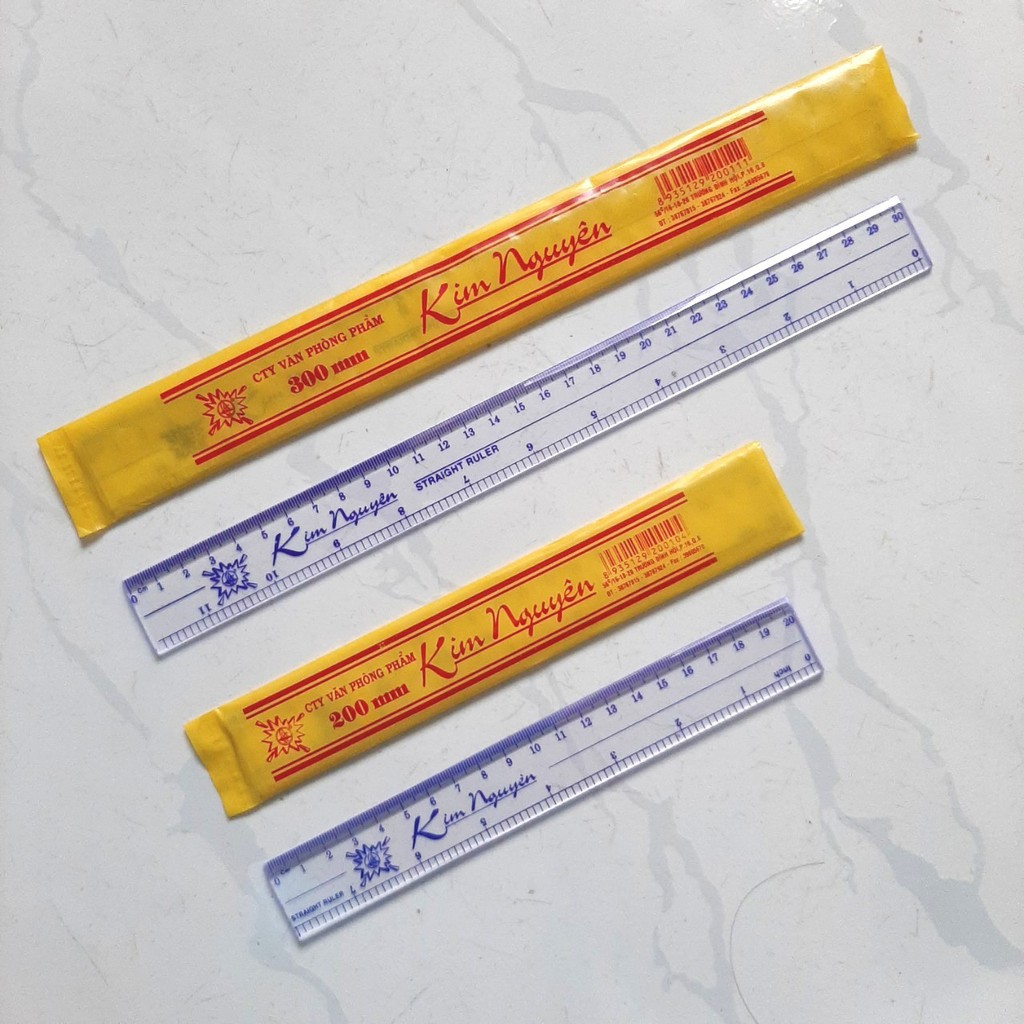 Thước kẻ Kim Nguyên 30cm, 20cm chuẩn