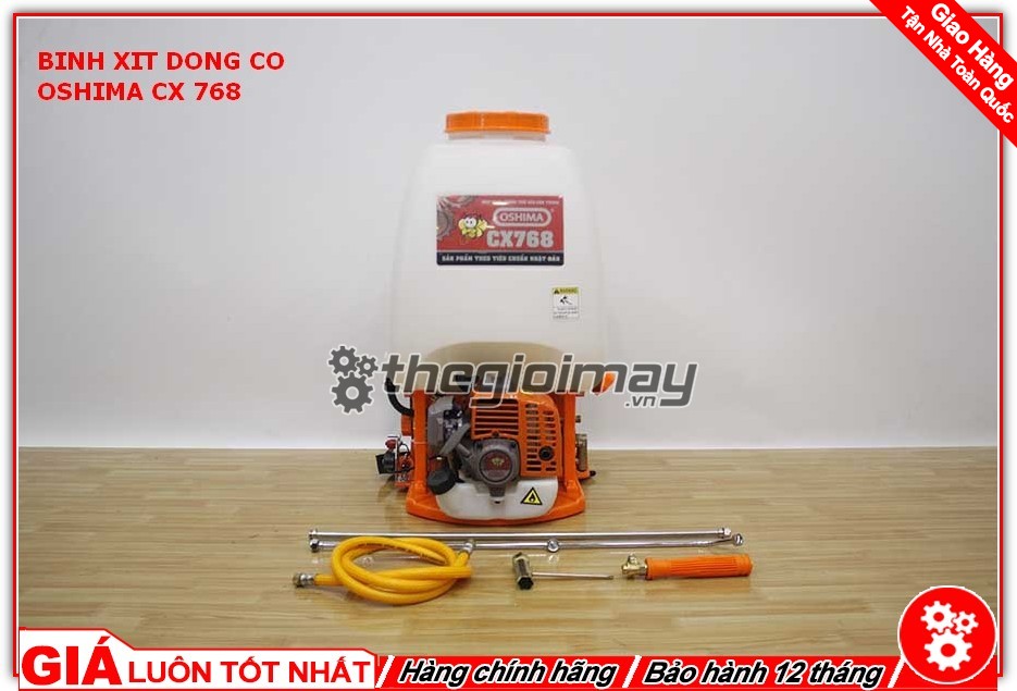 Máy phun diệt côn trùng khử khuẩn 2 thì oshima 768