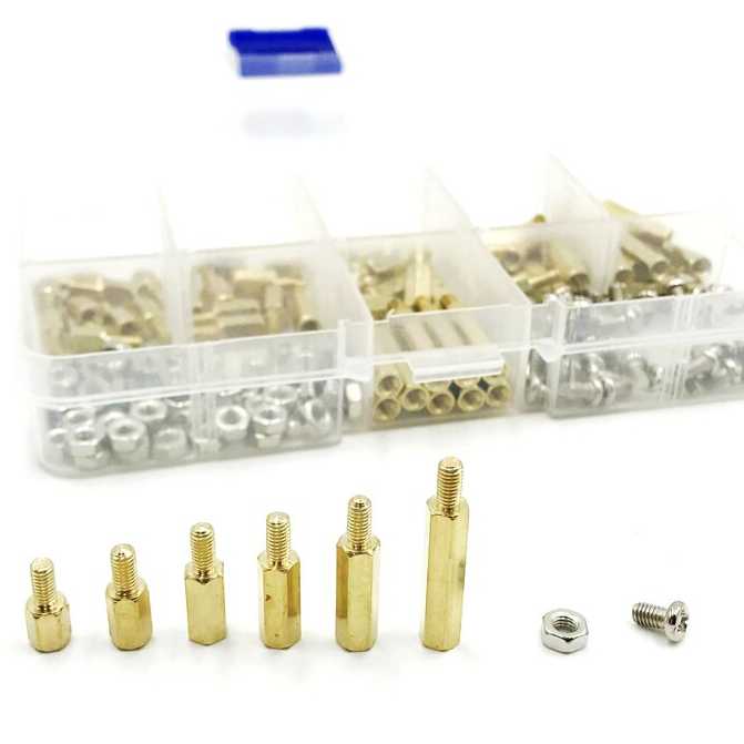 Set Standoff Spacer Kit M3xL+6 180 PCS Perakitan Komponen Alat Rakit