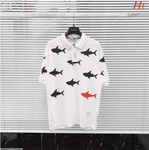 Áo polo cá đen đỏ HT12