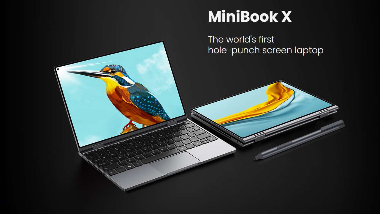 Chuwi MiniBook X - Chiếc laptop viền màn hình siêu mỏng + camera đục lỗ