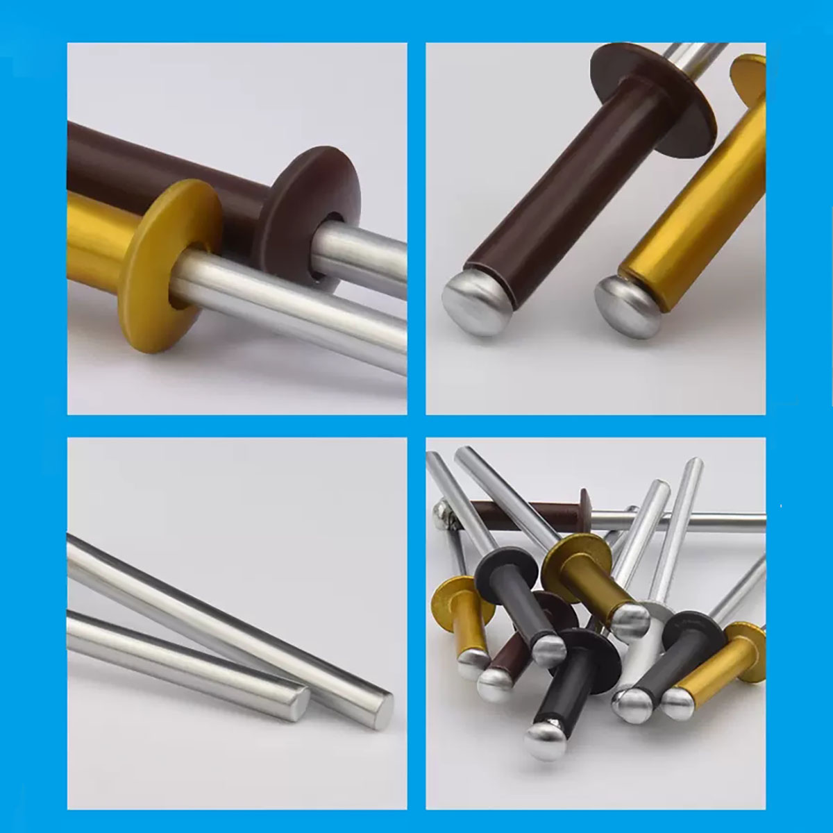 Color Aluminum Pop Rivets/ Box Anti-Counterfeit Rivets | Daraz.lk
