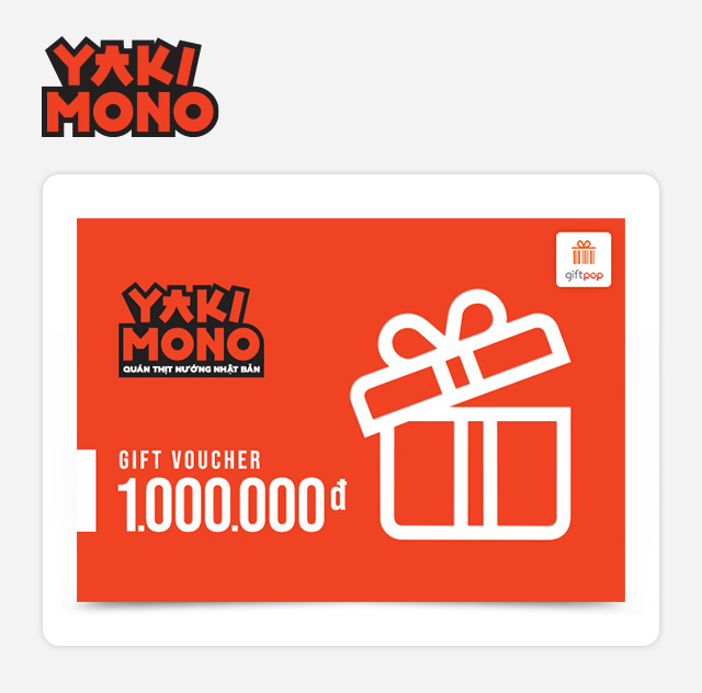 Evoucher - Yakimono Gift Voucher 1000K