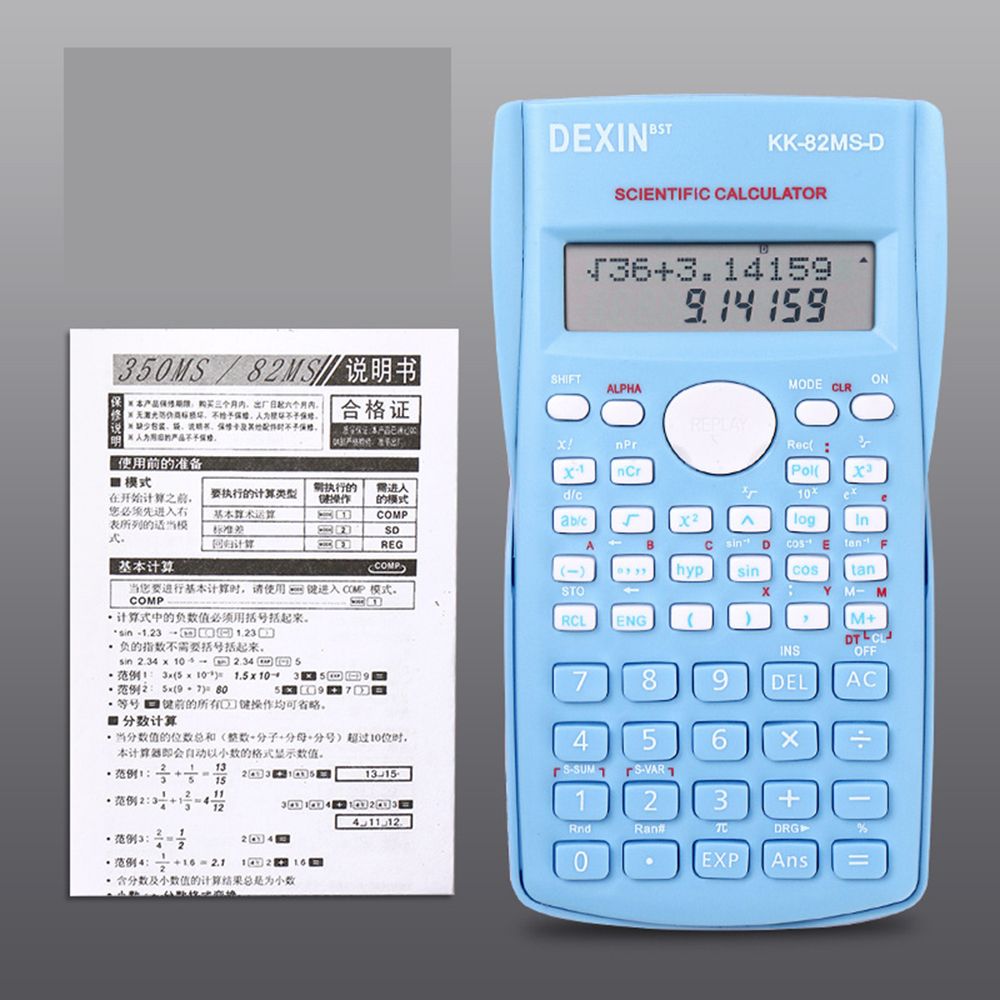 FGHJD School Portable Personalized Calculator 240 Functions Study Accessoires Digit Calculator Engineering Scientific Calculator Function Calculator Stationary