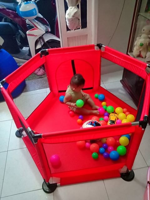 Quây Bóng Lục Giác Cho Bé yêu