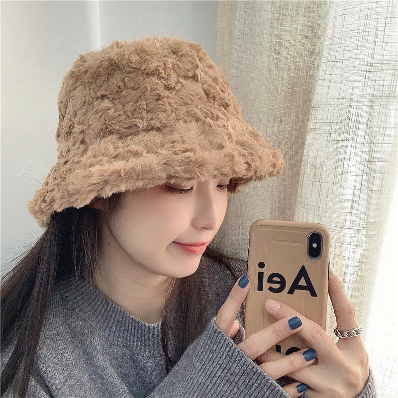 [SẴN] Mũ nón bucket lông mịn phong cách Ulzzang (M23)