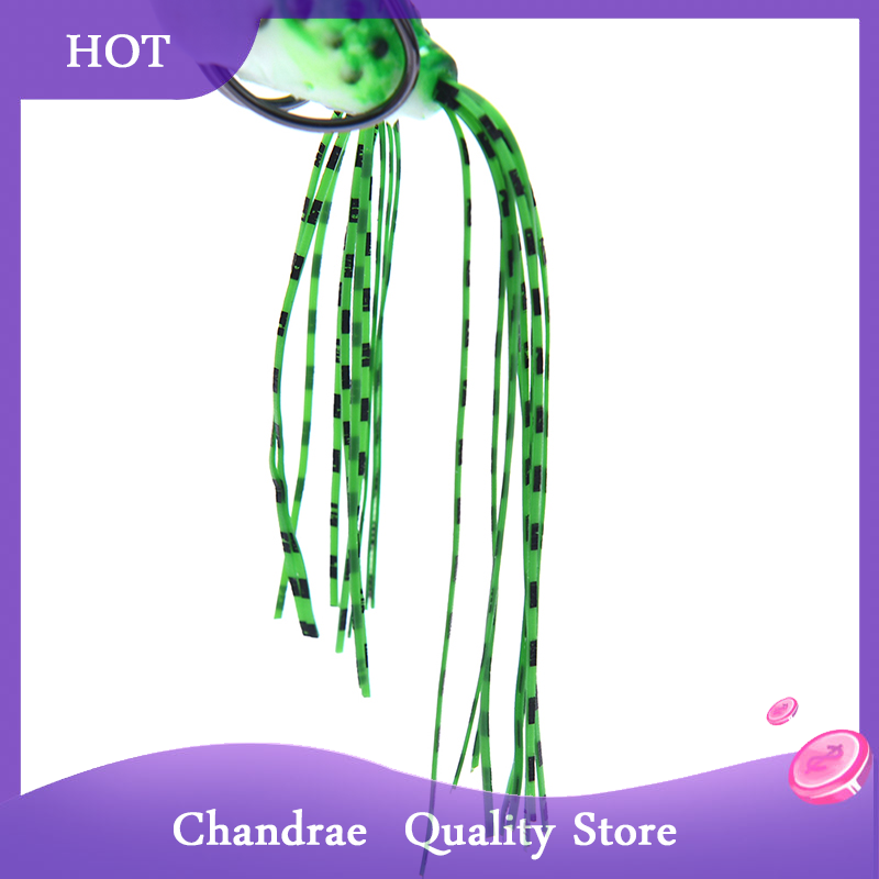 [Chandrae] Frog Soft Fishing Lure Double Hooks Artificial Bait Frog Tool
