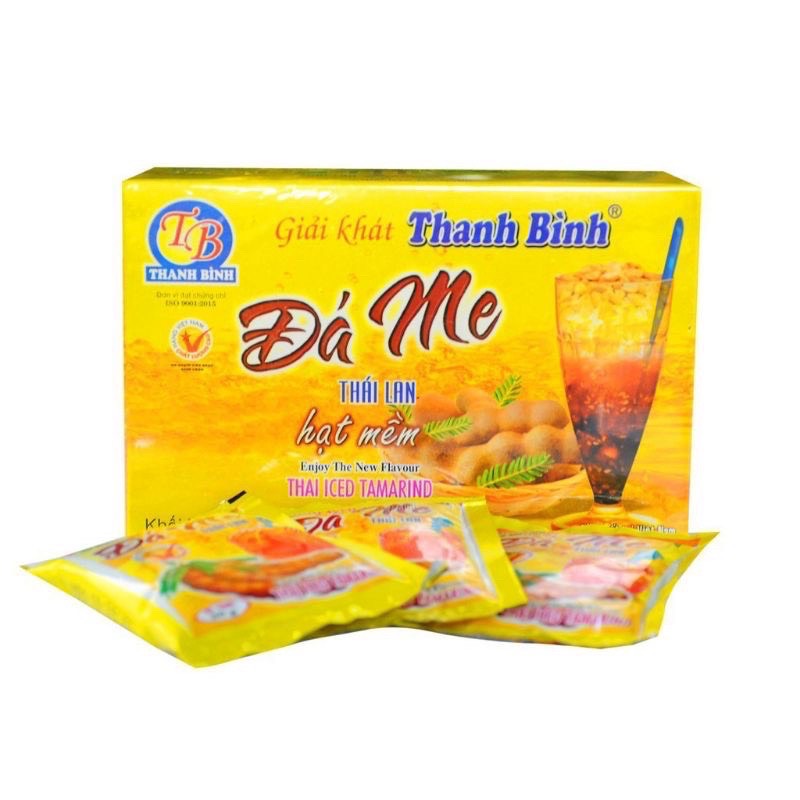 Đá me hạt mềm Thanh Bình- đồ ăn vặt - Hộp giấy 900g