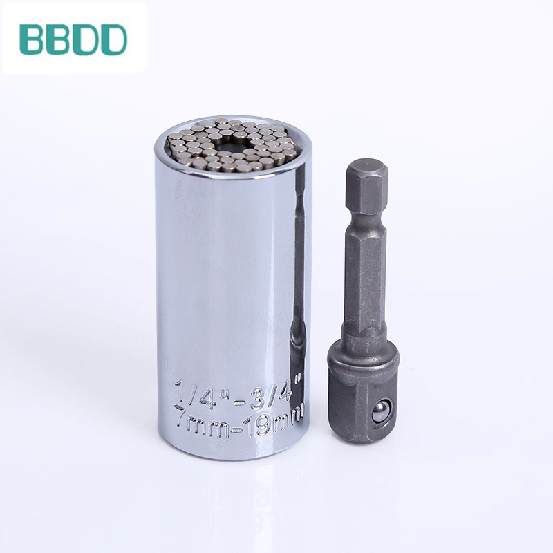 Đa năng tay Áo đa chức năng Ratchet 7-19 bộ ba món 3/8 thanh nới rộng hợp kim luofan thép ma thuật vỏ bọc vô lăng