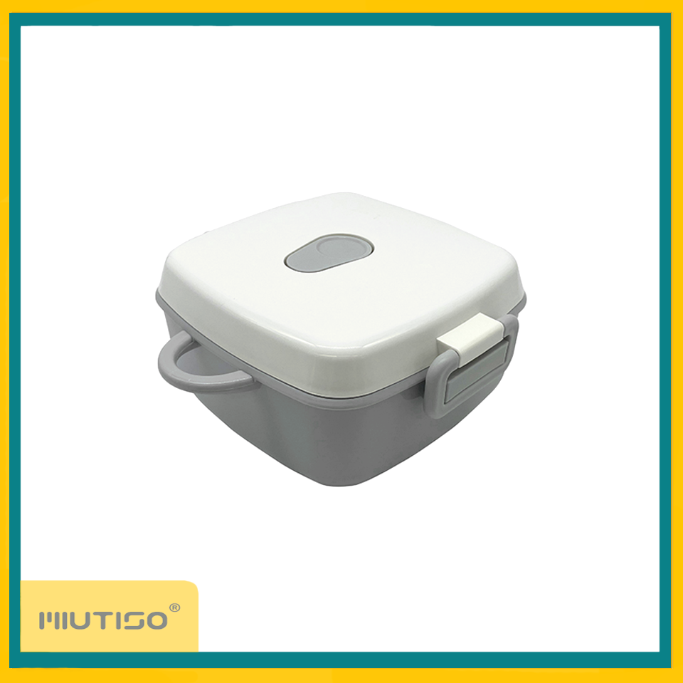 Miutiso Lunch Bento Box Food Storage Vented Lids Plastic Microwave