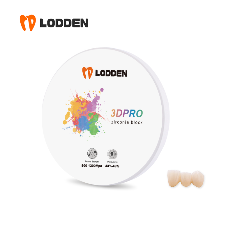 LODDEN 3D Pro Multilayer Dental Lab Zirconia Block Open System 98x12mm ...