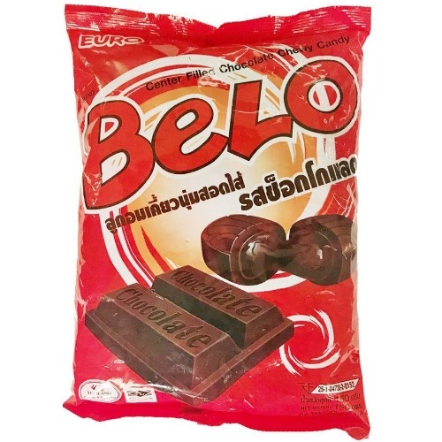 Kẹo belo mềm nhân sôcôla thái lan 2 lớp