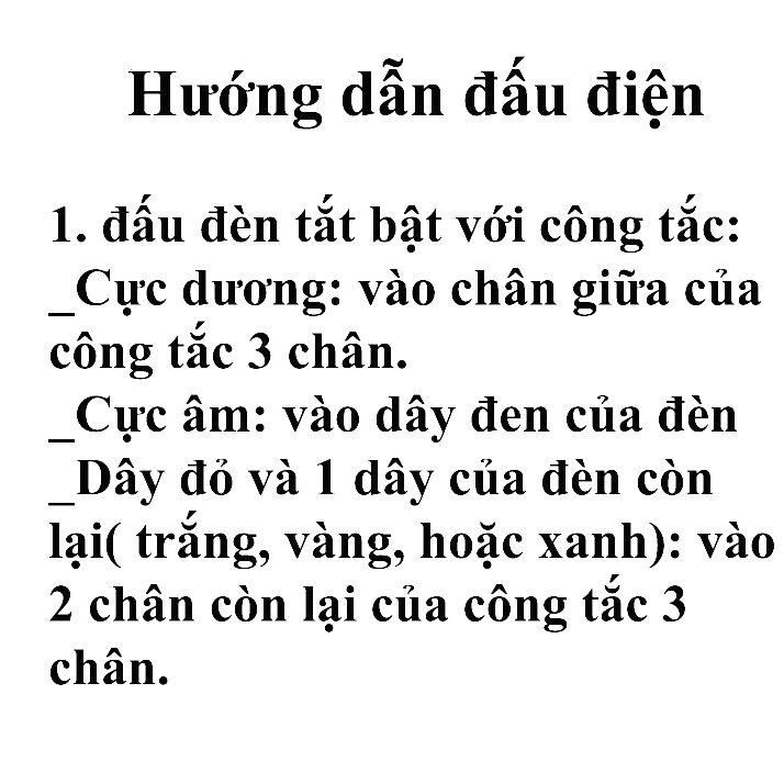 Đèn Trợ Sáng mini 2 màu - Tặng Công Tắc