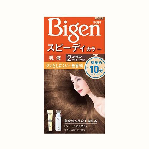 Kem nhuộm tóc phủ bạc Bigen thảo mộc Nhật Bản