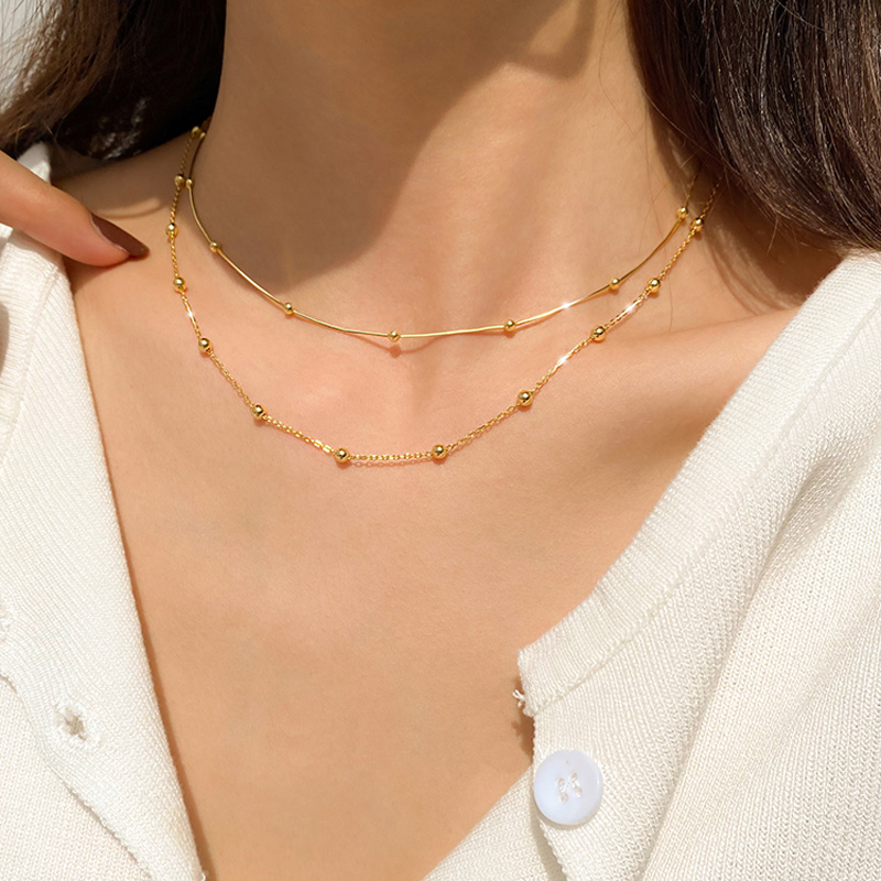 Yuanyan%20925%20Sterling%20Silver%20Round%20Pendants%20Bead%20Chain%20Necklace%20Snake%20Chain%20Choker%20Shiny%20Cute%20Girl%20Gift%20Fine%20Jewelry%20Wholesale%20-%20Image%204