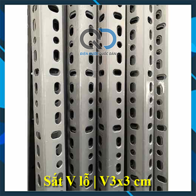Thanh sắt v lỗ - sắt đa năng sơn tĩnh điện