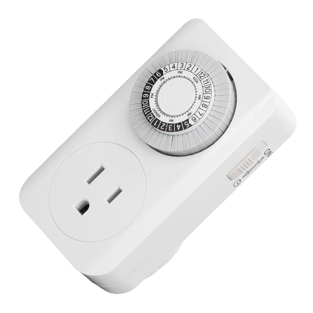 Durable Plastic Timer Socket US 125V Timing Power Controller ...