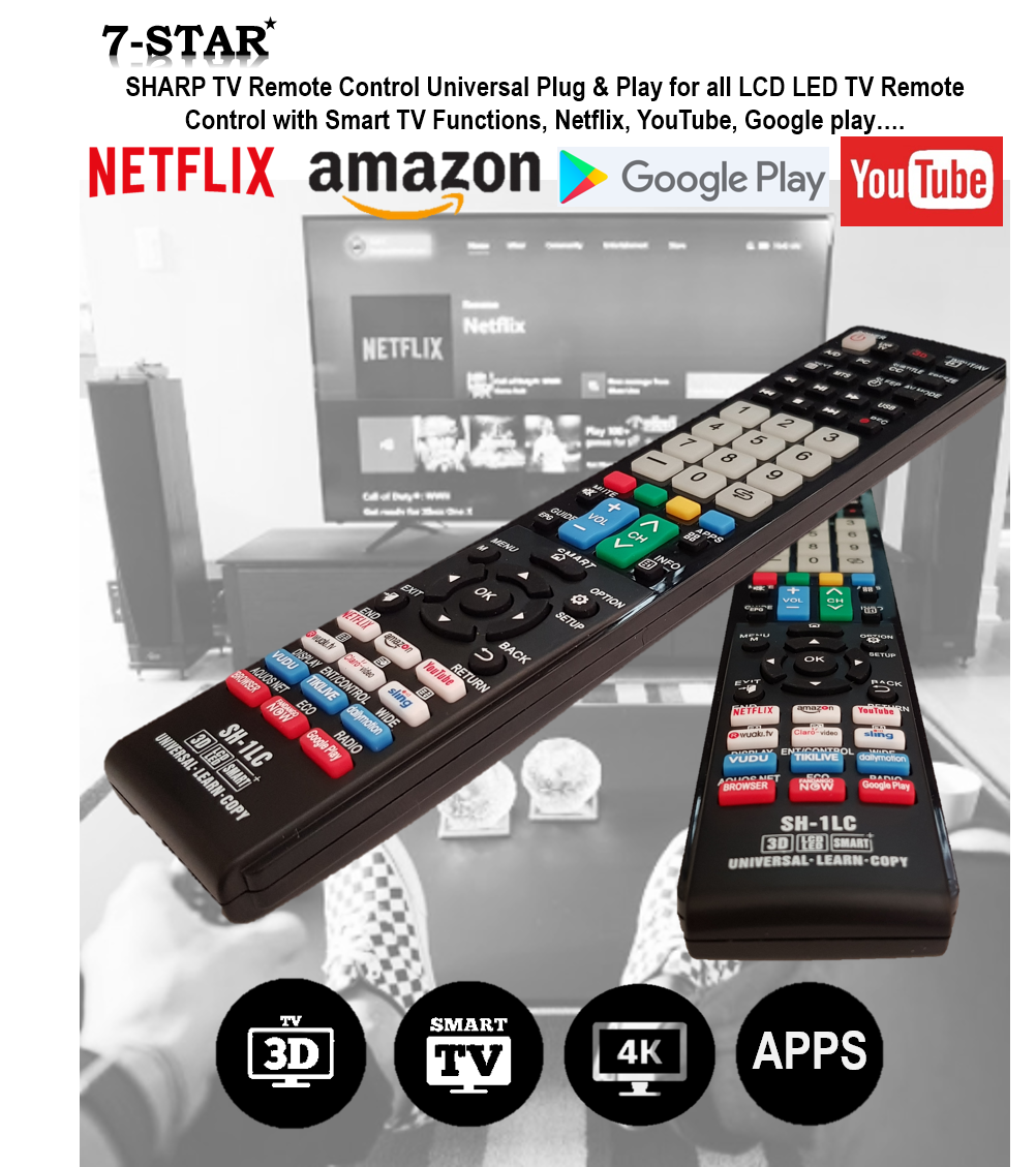 Remote Control For Sharp TV – Applications sur Google Play