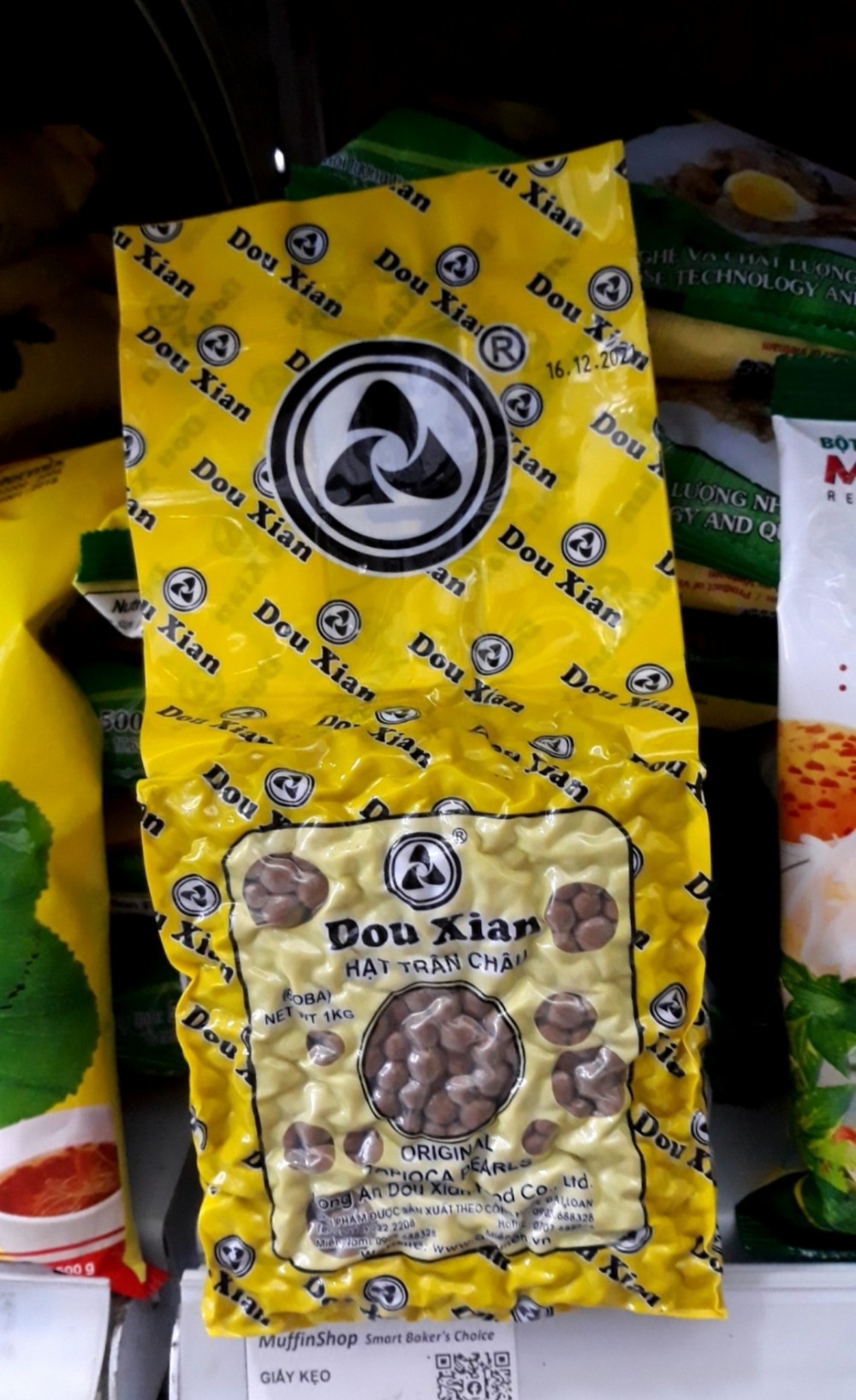 Black Sugar Pearls (1kg) Brand Dou Xian