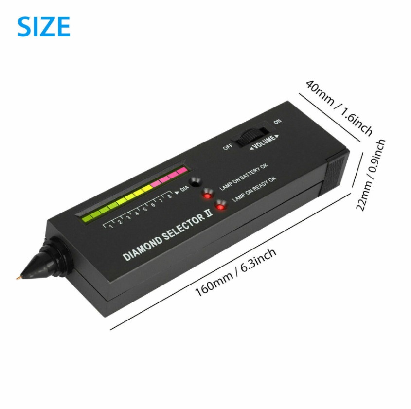 Xingchengec Kim Cương Di động Tester Selector chiếu sáng trang sức đá quý công cụ kiểm tra Kit