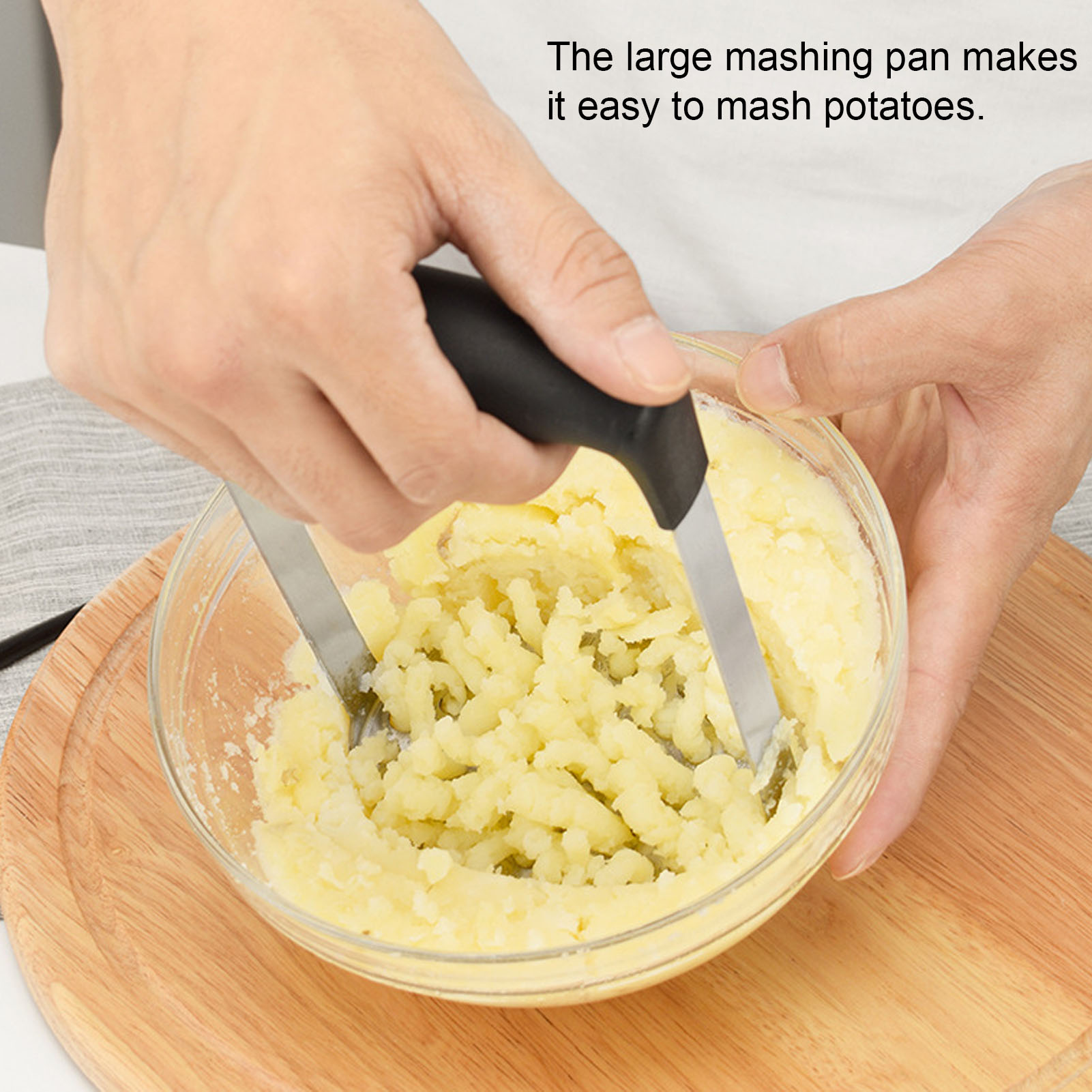Potato Masher Manual Large Mashing Pan Mini Potato Pressure Gadget Drable for Potato for Sweet Potato