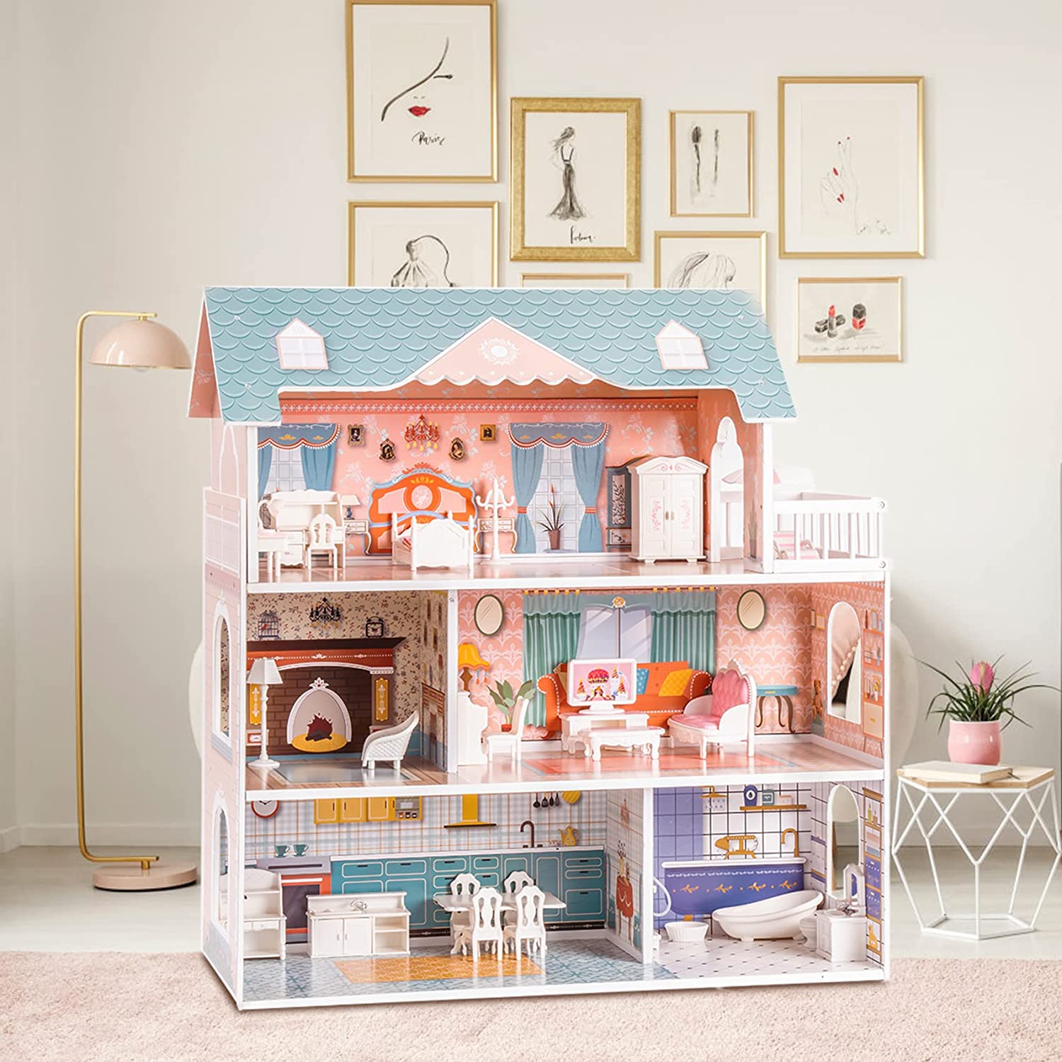 buy wooden dolls house