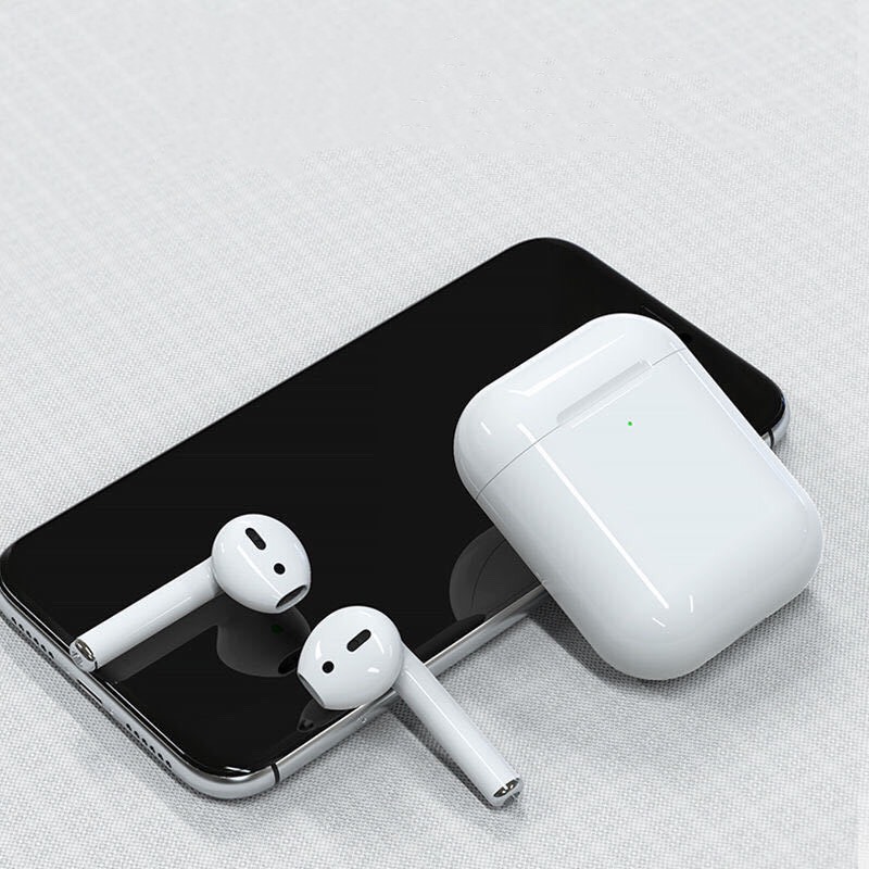 Tai nghe Bluetooth Mini không dây i 2 Bluetooth 2 Tai Có Dock Sạc