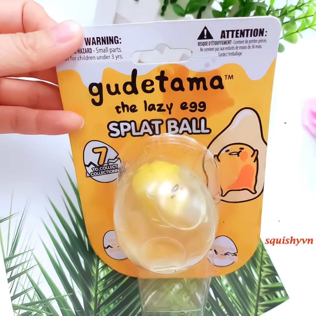 Đồ Chơi Trứng Lười Gudetama | Trứng Bóng Bóp