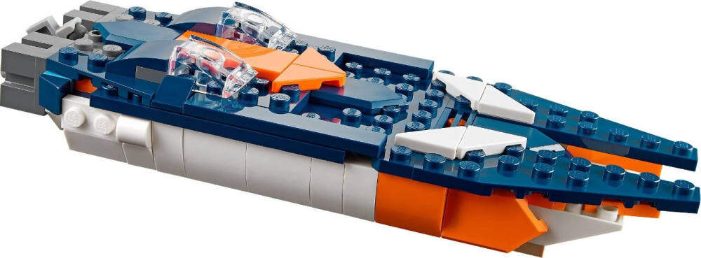 【Official】 LEGO 31126 Creator 3in1 Supersonic-jet 215pcs  7+