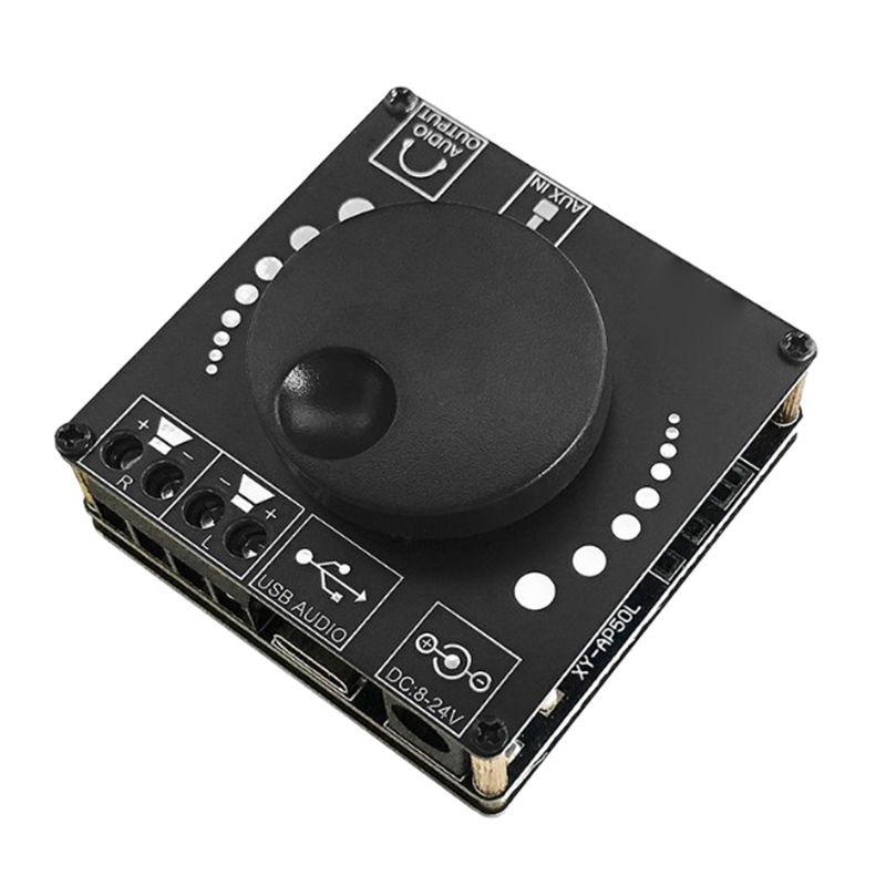 Mini Bluetooth 5.0 50W+50W Wireless Audio Power Digital Amplifier Board Stereo Amp 3.5MM AUX USB APP thumbnail