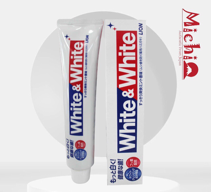Kem Đánh Răng White&White Nhật Bản - Tuýp 150g
