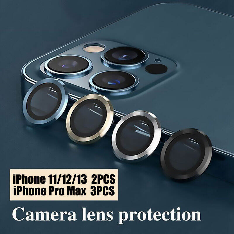 BOCH Miếng Bảo Vệ Ống Kính Máy Ảnh Cho iPhone 14 Pro Max Plus 13 12 11 Pro Max Mini Kính Cường Lực HD Cao Cấp Miếng Dán Màn Hình Ống Kính Hợp Kim Nhôm Hàng Có Sẵn