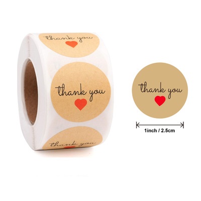 Cuộn 500 sticker khen thưởng học sinh nhãn dán trang trí