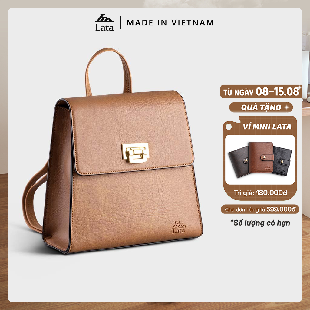 Balo Lata (Thời trang nữ công sở cỡ trung - Balo da BAL55)