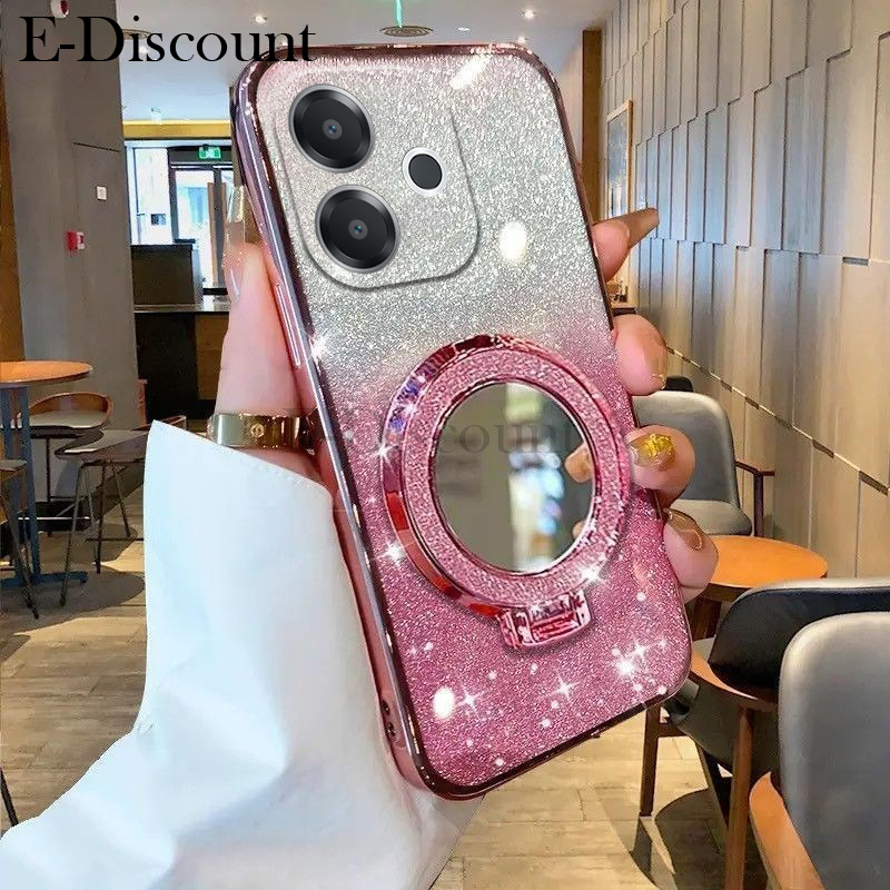 New%20Phone%20case%20OPPO%20A5%20Pro%205G%20Back%20cover%20with%20Makeup%20Mirror%20Holder%20Stand%20Luxury%20Shiny%20Gradient%20Plating%20Glitter%20Slim%20for%20OPPO%20A5%20Pro%205G%20Back%20Cover%20-%20Image%204