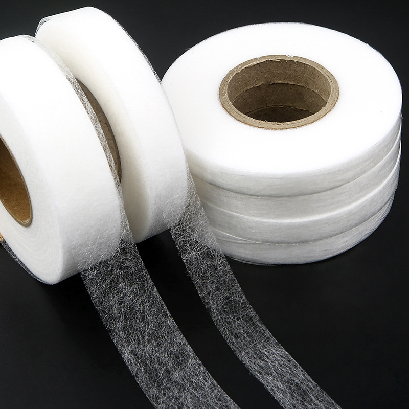 1/2/10PCS 60M Double-sided Lined Adhesive Fabric Interlining Clothes Apparel Iron On Hem Tape White Interlining DIY Crafts Sewing Accessories. 