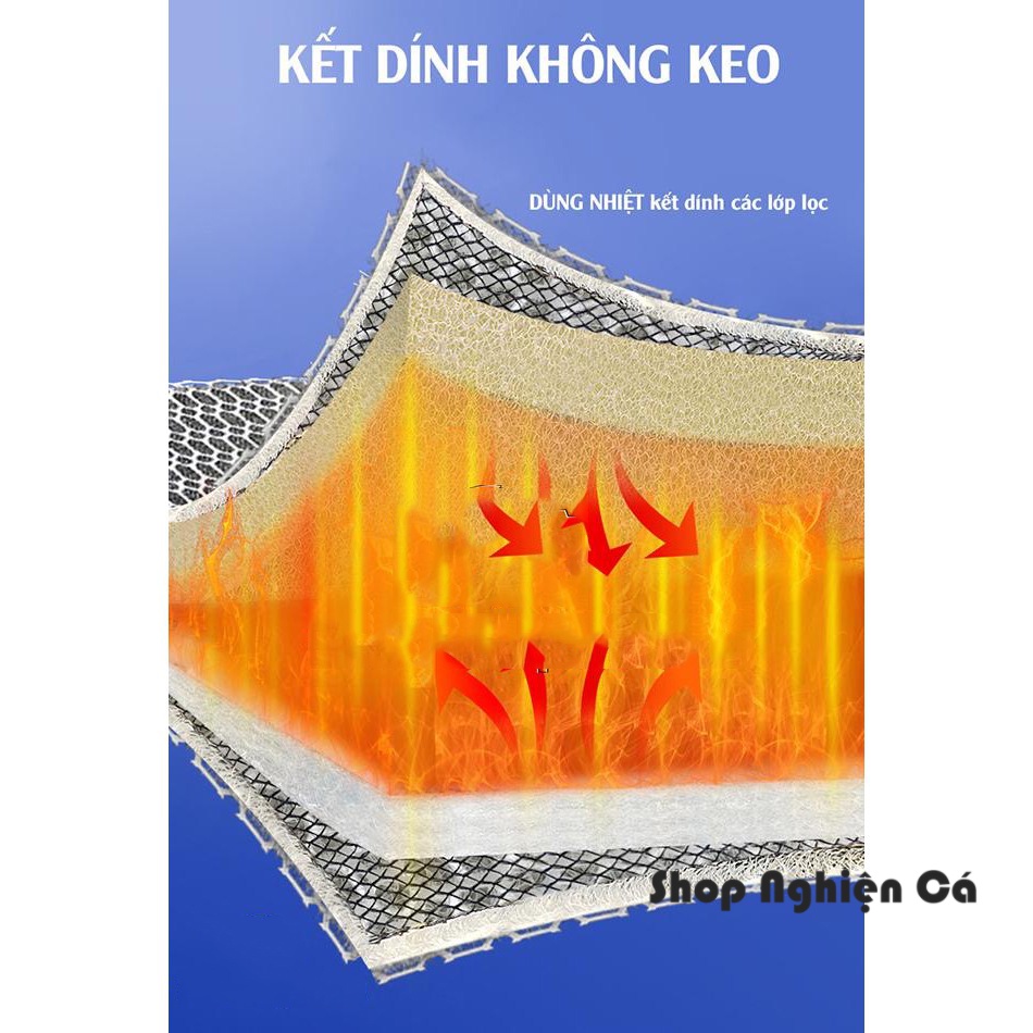 Bông lọc bể cá 6D Khổ lớn 120*30*2cm