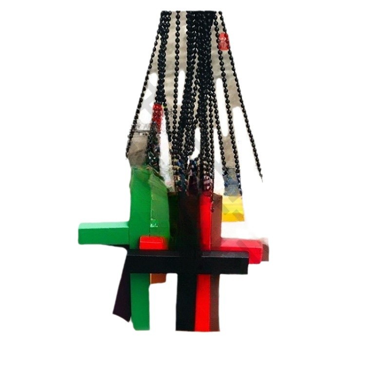 Cross%20Necklace%20Men's%20Jewelry%20Crimson%20Witch%20Simple%20Women's%201%20Trendy%20Woolen%20Chain%20Wooden%20Long%20Separate%20Packaging%20-%20Image%205