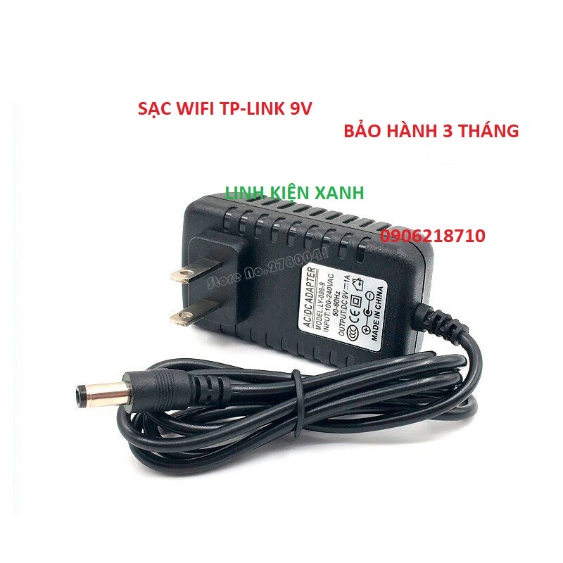 Sạc wifi tp - link 9v-1a zin adapter - cục nguồn