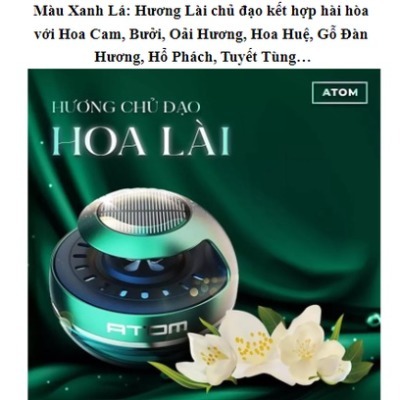 Nước hoa thơm a tom