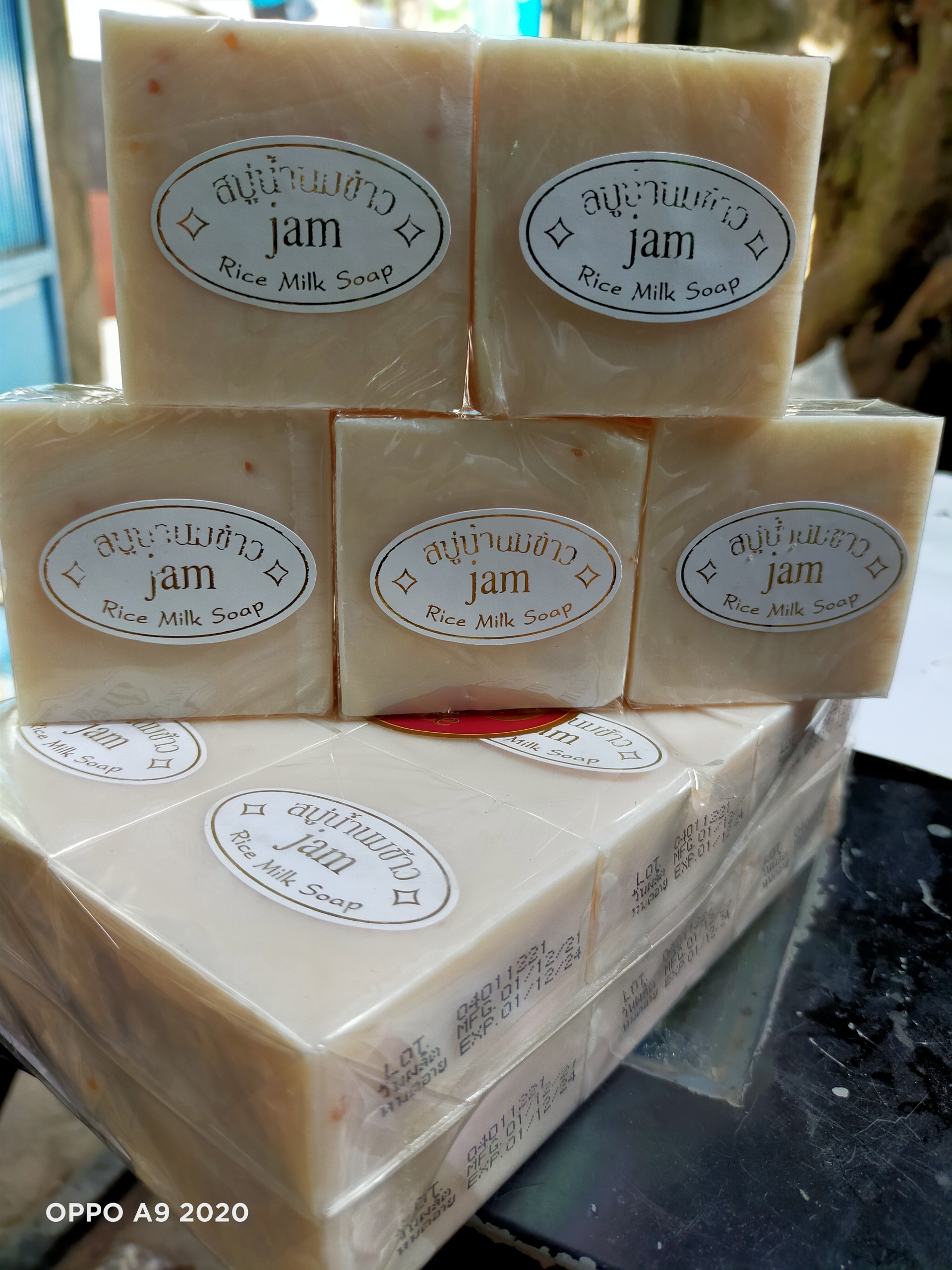 XÀ PHÒNG CÁM GẠO THÁI LAN (COMBO 5 CỤC)
