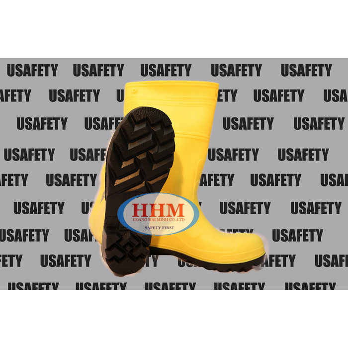Ủng cao su bảo hộ Usafety màu vàng