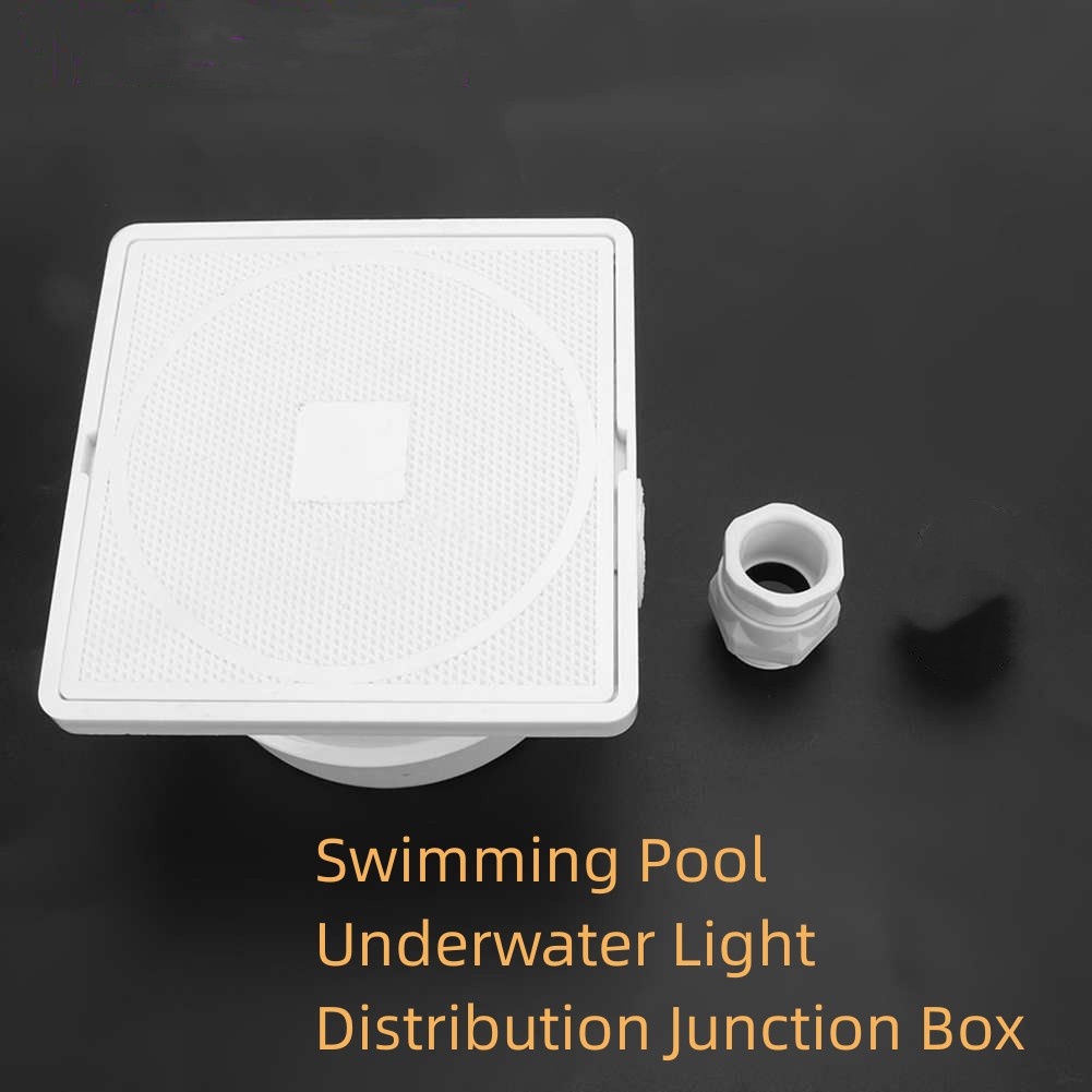 Light Sockets Pool PVC Waterproof Wire Junction Box Connector Swimming Pool Underwater ...