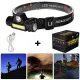 LED Headlamp Super Bright XPE+COB USB Rechargeable Built-in Battery Durable Waterproof For Outdoor Camping Fishing Head Lamp. 