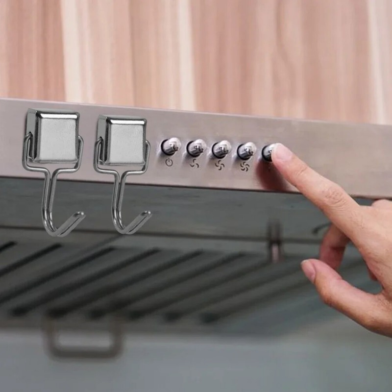 1-10 chiếc móc vuông móc đựng khả năng chịu tải đa năng móc đựng đồ treo tường