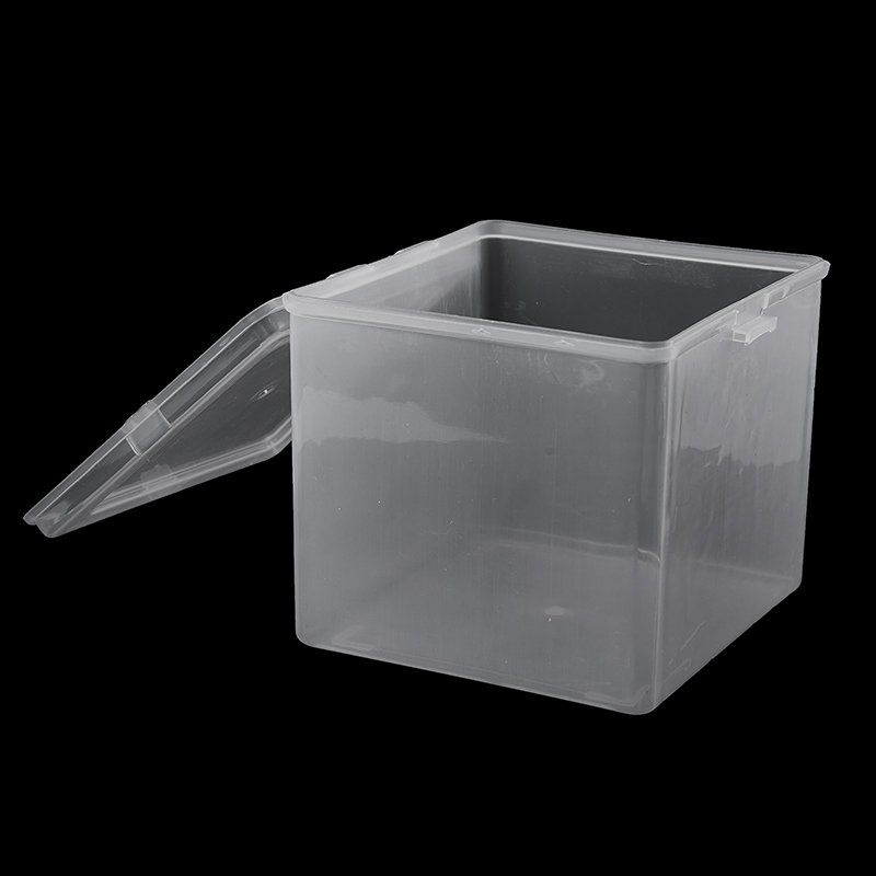 Translucent Storage Box with Lid for Jewelry Stationery Headwear Rectangular Collection Case Multipurpose Home Organizer Box MENGYU. 