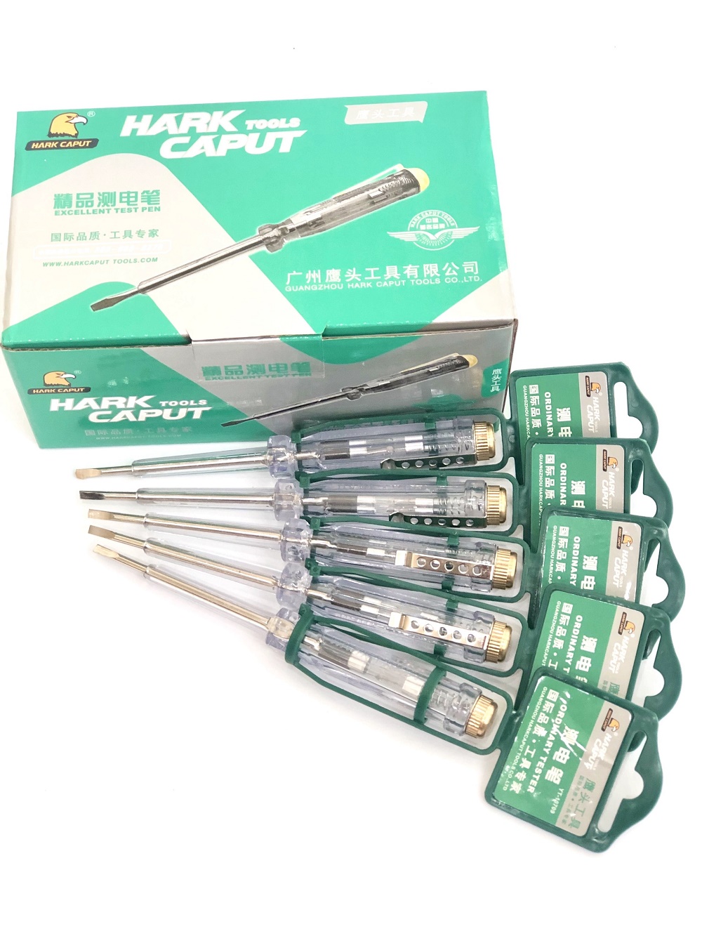 Bút thử điện 2 cạnh đúc Hark Caput