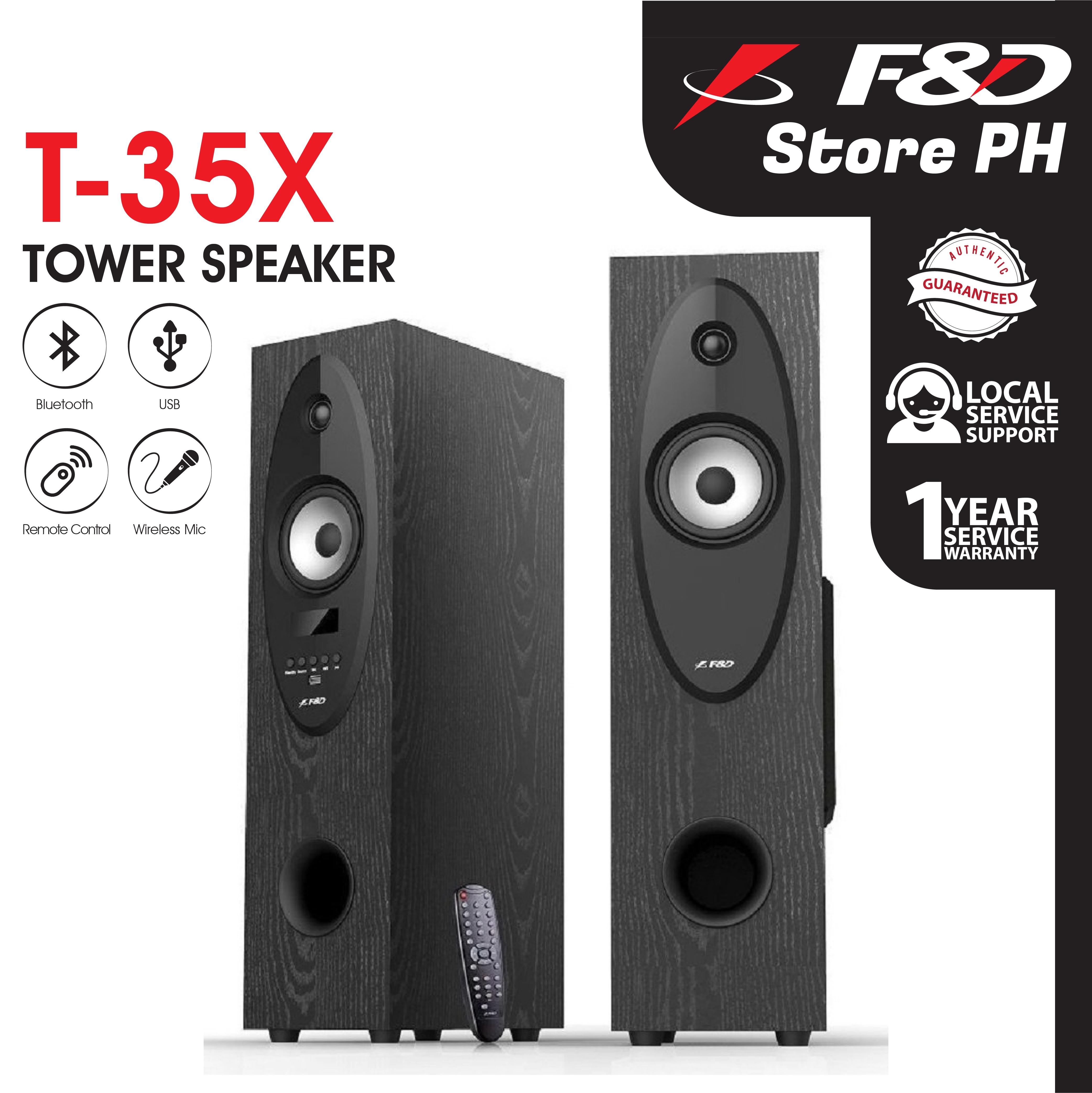 F\u0026D T-35X Floor Standing Speaker 