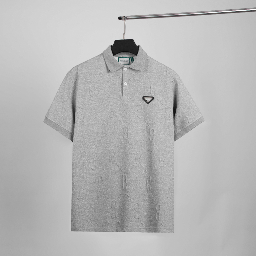 [Mã FAFRIDAY giảm 10k đơn 99k] Áo Polo The Bad God Triangle Pattern
